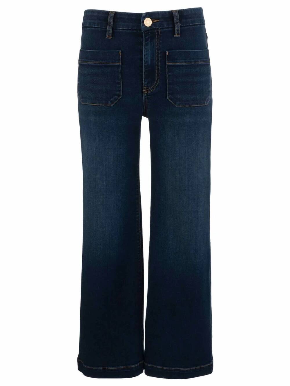 NEW KUT FROM THE KLOTH meg high rise wide leg jeans with patch pocket in cheerfu - Picture 4 of 5
